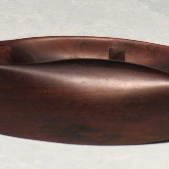 Set of 2 Miniature Canoes (approx 7.5") with Stand - Picture 4 of 8